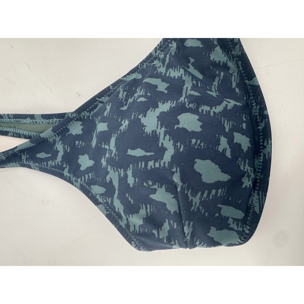 Vuori Bikini Set Women XS Green Abstract Print Two Piece Swimsuit - Picture 6 of 6